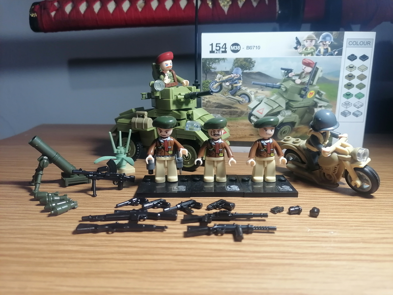 Sluban Armoured Car and Commandos