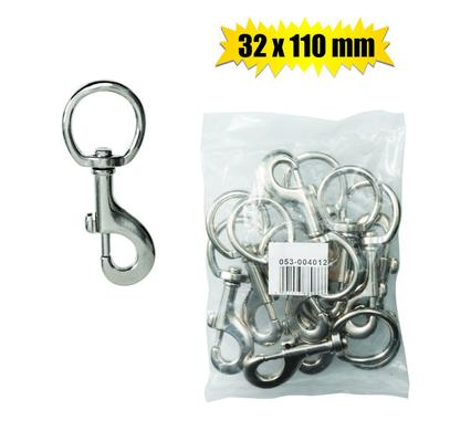 Swivel Snap-Hook Crome Plated 32x 110mm