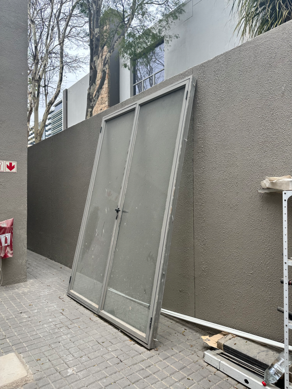 Aluminium doors