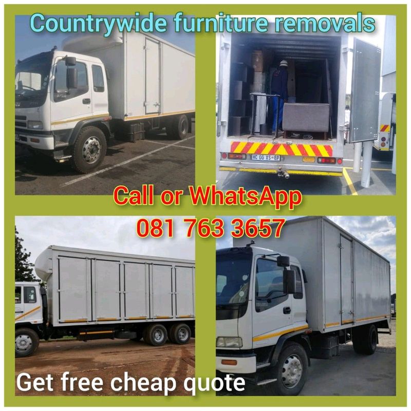 Furniture Removals countrywide Long-distance and short distance