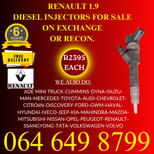 Renault 1.9 diesel injectors for sale on exchange
