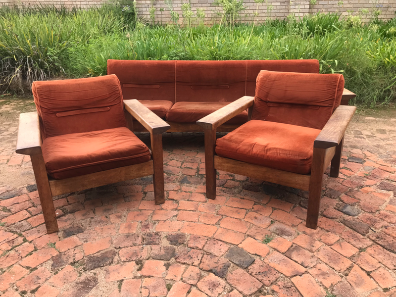 Mid century sofa set