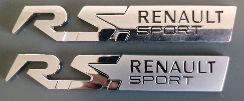 RS / Renault Sport badges emblems decals stickers graphics
