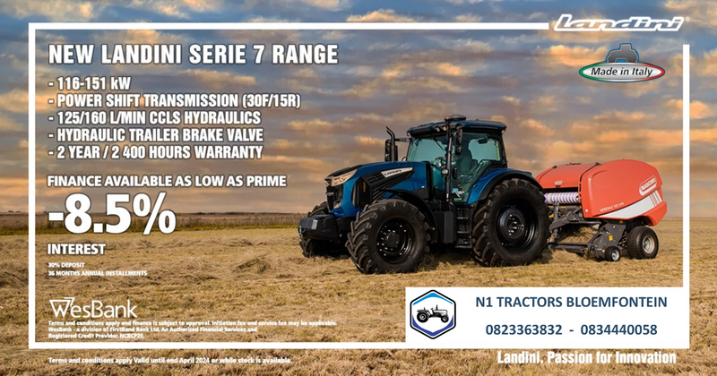 Promotion - Landini Serie 7 Range (116-151kW)(Contact for price)