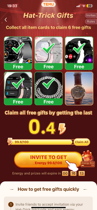 Accept my invite download app and spin wheel &amp; Get 3 freebies!