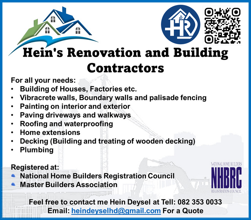 Hein&#39;s Renovation and Building Contractors