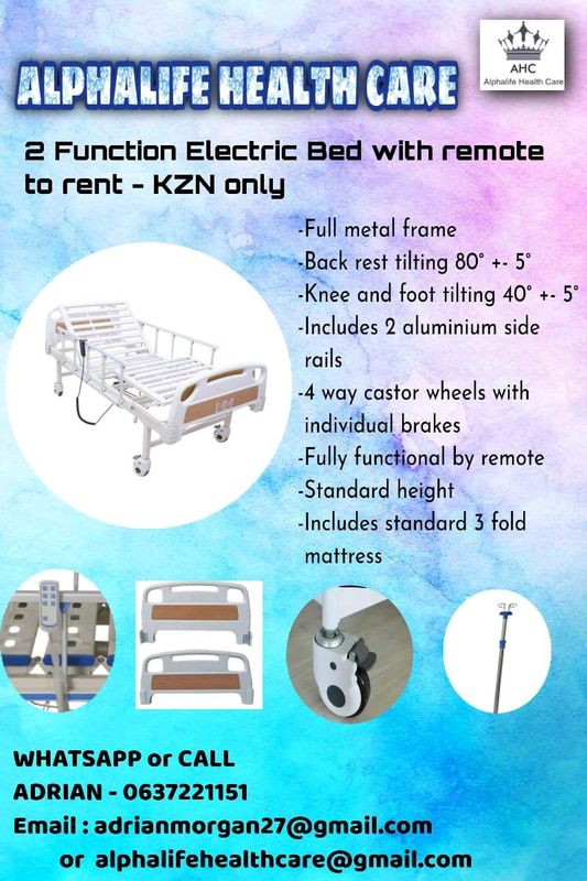 Hospital bed rental/ hire( Electric)