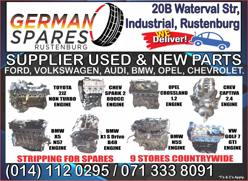 VARRIOUS USED ENGINES FOR SALE AT GERMAN SPARES RUSTENBURG (1)