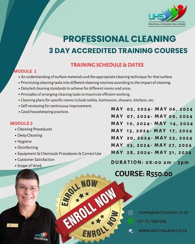 Professional Cleaning Courses