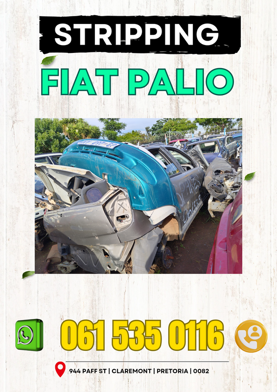 Fiat palio stripping for spares Call or WhatsApp me 063 149 6230
