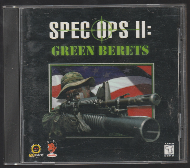 PC CD-ROM - RIPCORD GAMES - SPEC OPS 11 - Green Berets - 1999 Computer Game