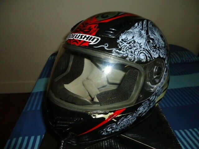 Marushin Kouseido 999RS Size L Kevlar Helmet with Box and Helmet Bag