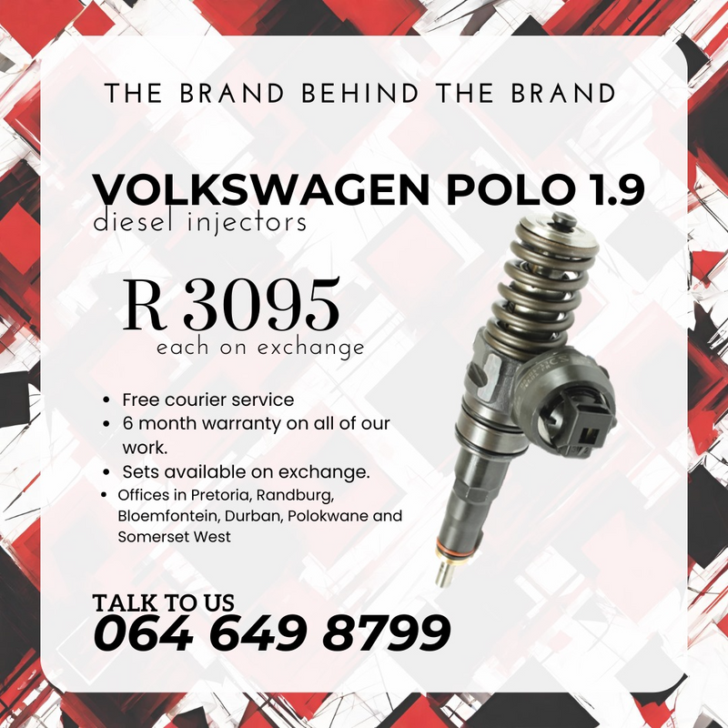Volkswagen Polo 1.9 diesel injectors for sale on exchange or to recon