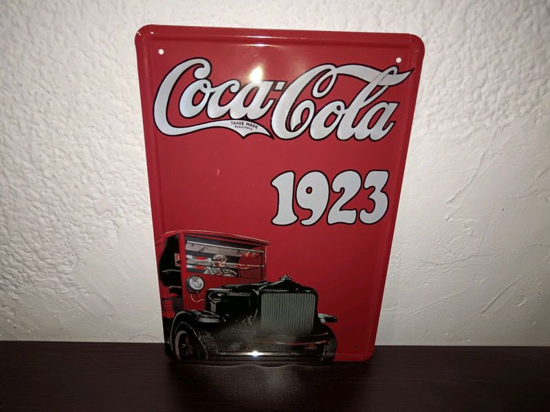 Coca-Cola metal sign