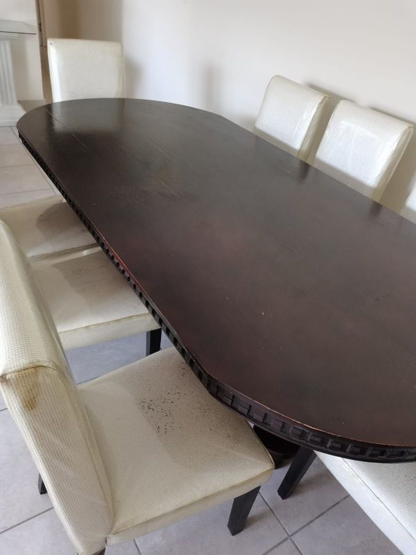 8 seater Dining table with chairs