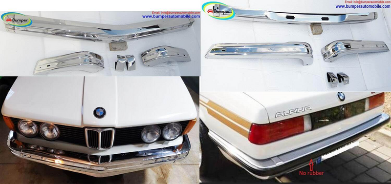 BMW E21 bumper (1975 - 1983) by stainless steel (BMW E21 Stoßfänger)