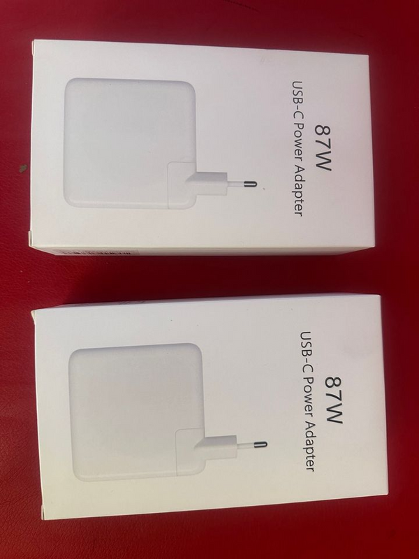 Type C 87W USB C Macbook Compatible Power Adapter – White