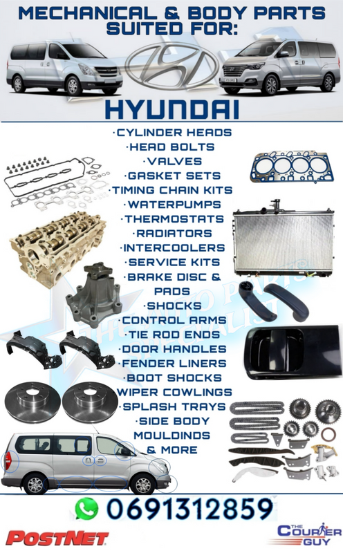 Hyundai H-1 D4CB Mechanical &amp; Body Parts