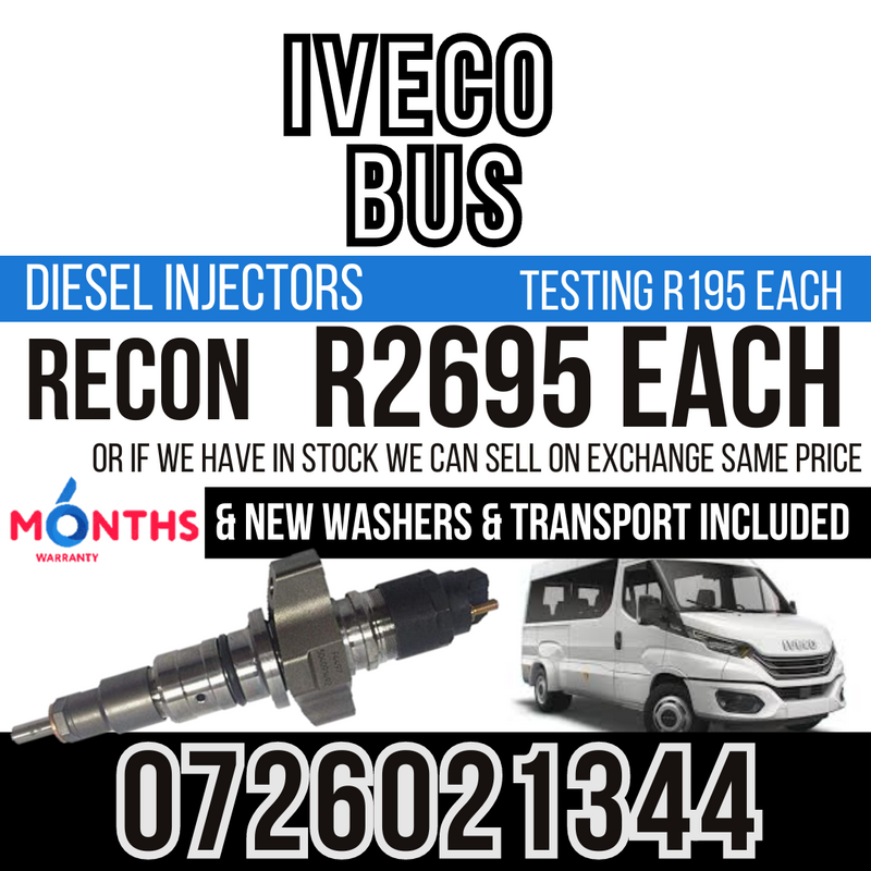 Iveco Bus diesel injectors for sale