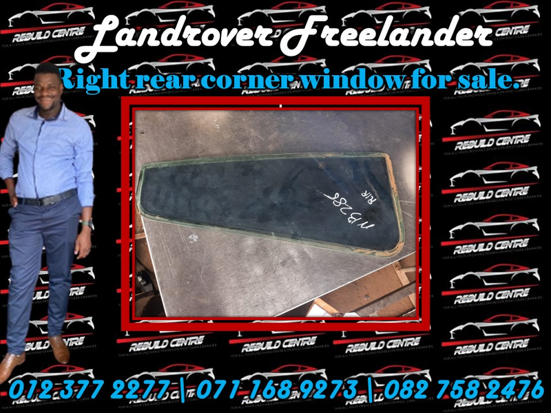#RebuildCentreLandrover Freelander right rear corner window for sale.403 Moot Street Hermanstad Pret