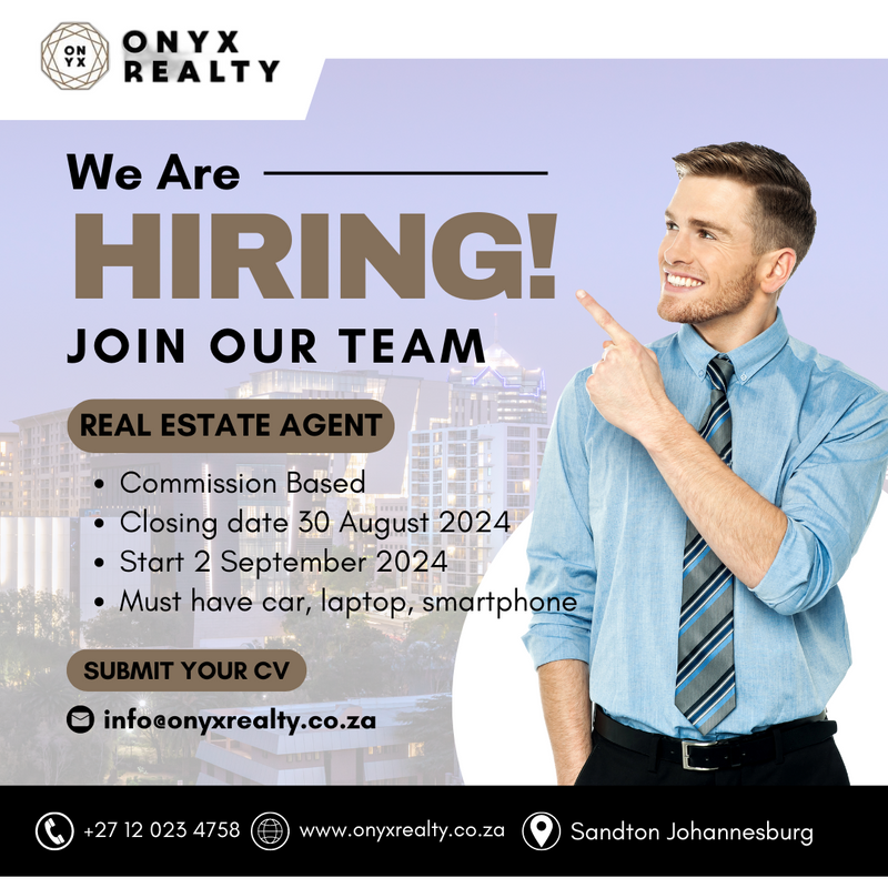 Real Estate Agent Vacancy