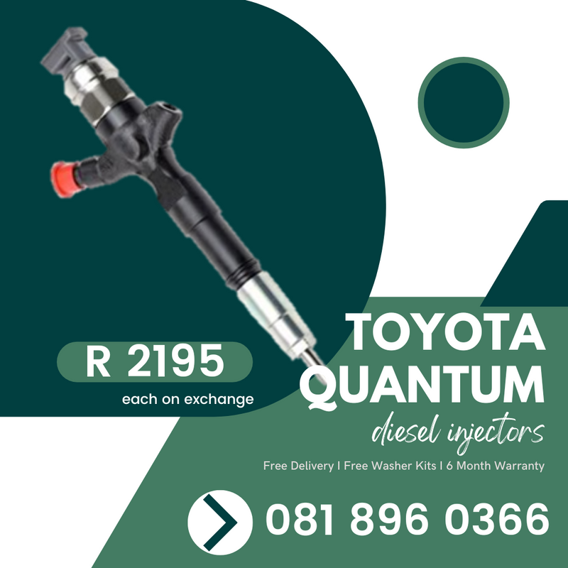 TOYOTA QUANTUM DIESEL INJECTORS FOR SALE ON EXCHANGE