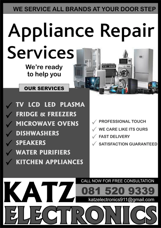 TV and appliance repairs