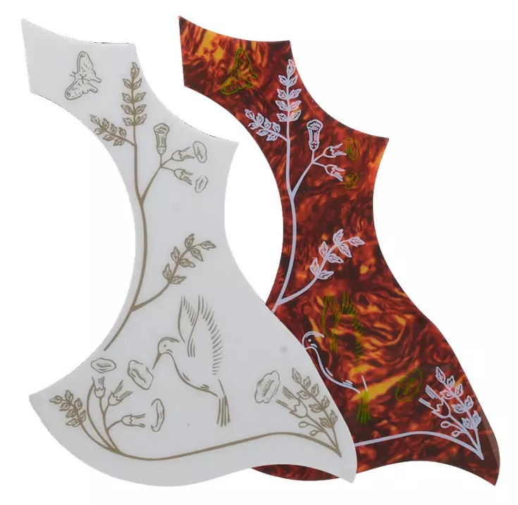 Acoustic Guitar Pickguard with Hummingbird Pattern