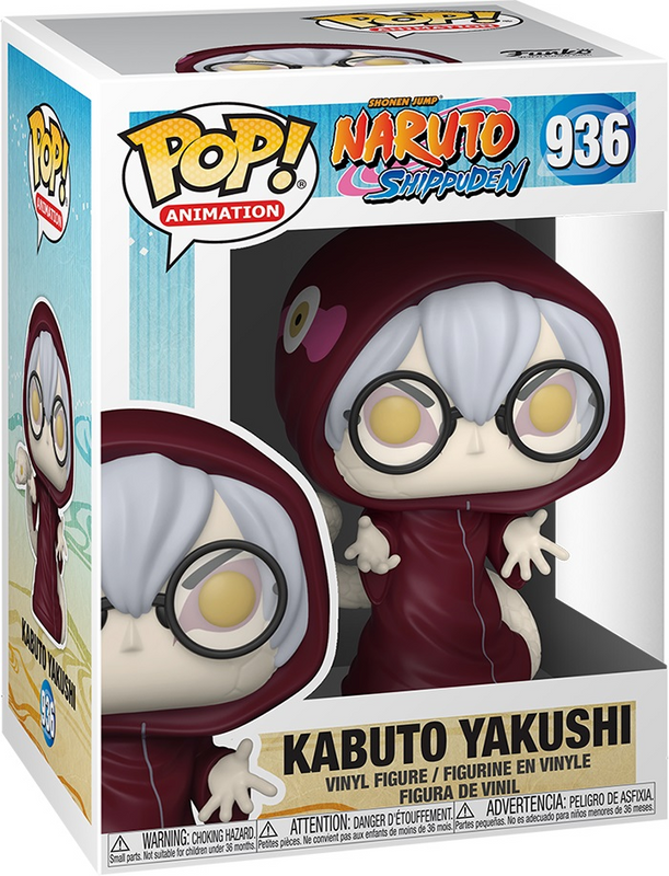 Funko Pop! Animation 936: Naruto Shippuden - Kabuto Yakushi Vinyl Figure (New)