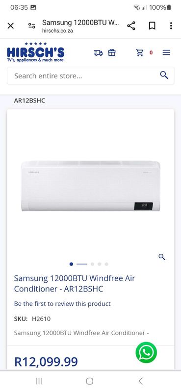 Samsung windfree aircon