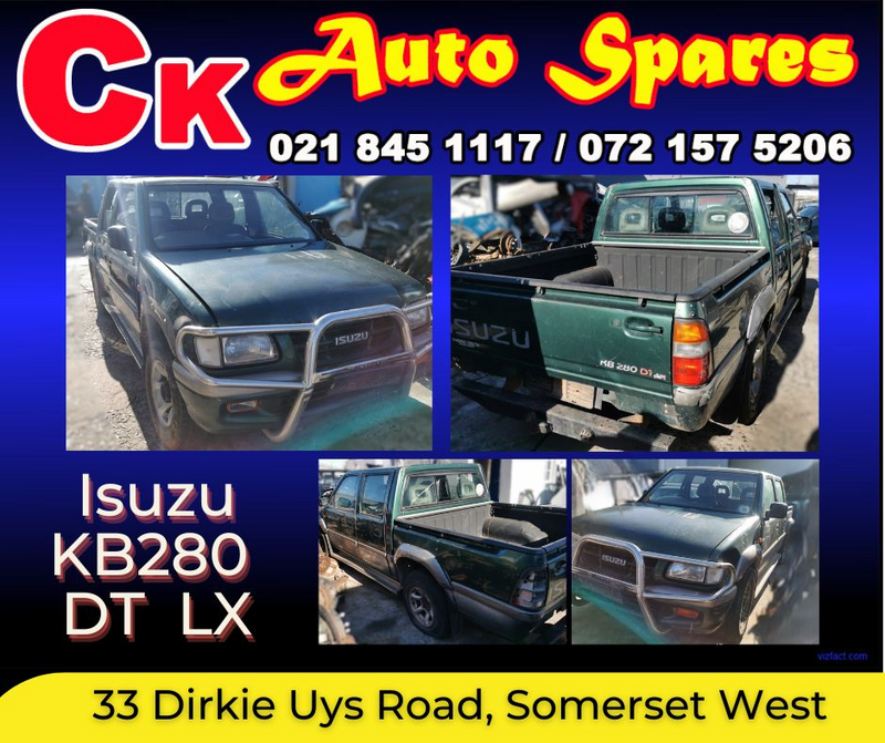 Isuzu KB280 DT LX spares for sale