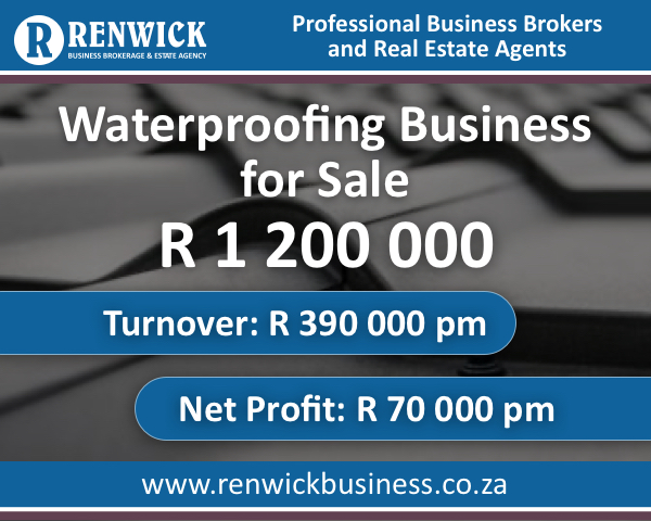 Business for Sale: Waterproofing and Painting Business