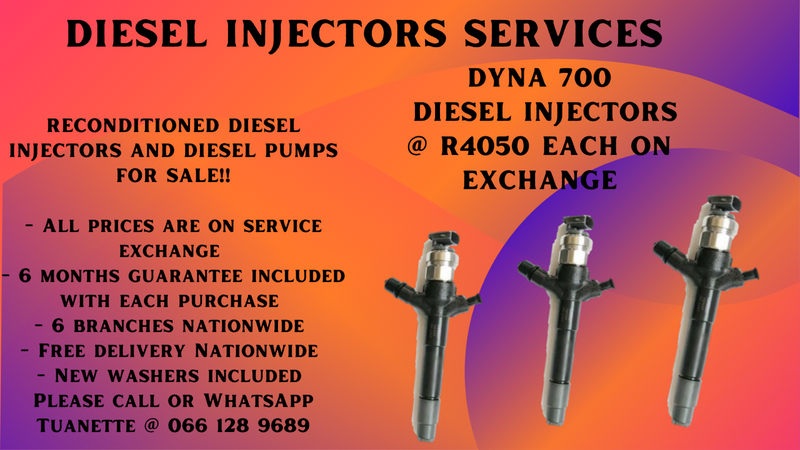 DYNA 700 DIESEL INJECTORS FOR SALE ON EXCHANGE OR TO RECON YOUR OWN
