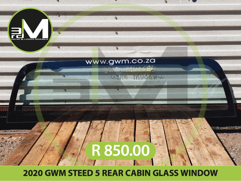2012 - 2020 GWM STEED 5 REAR CABIN GLASS WINDOW’S