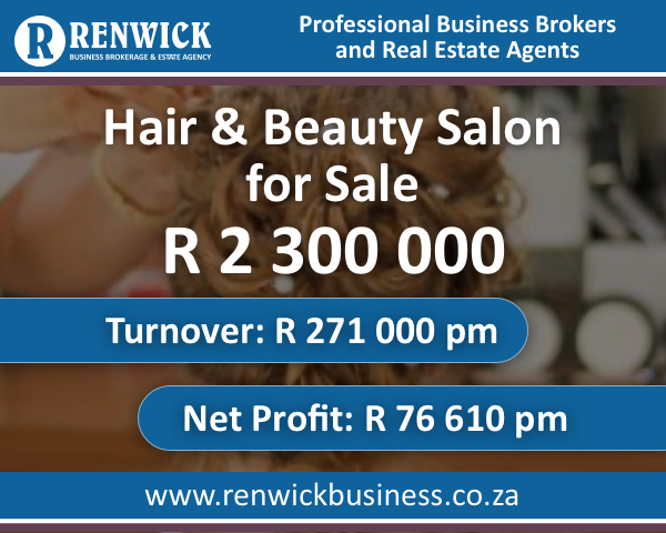 Business for Sale: Hair &amp; Beauty Salon