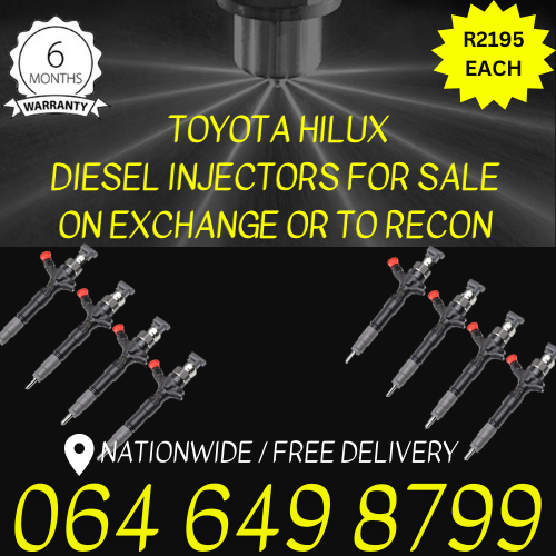 Toyota Hilux diesel injectors for sale on exchange.