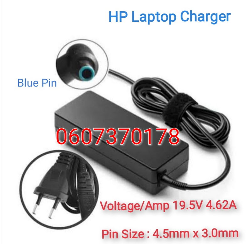 HP Laptop Charger 19.5V 4.62A (4.5 x 3.0mm) Brand New