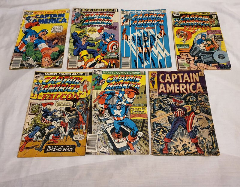 Captain America x 5 Old Classic comics R1950 for all