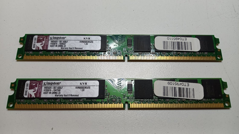 2GB DDR2 DESKTOP RAM.