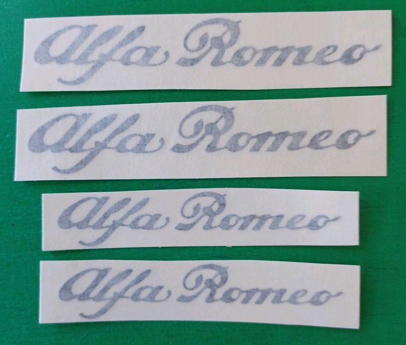 Alfa Romeo brake caliper decals stickers