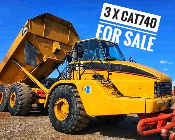 CAT 740 dumpers for sale