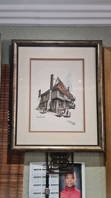 Phillip Bawcombe Watercolor On Paper Signed Art
