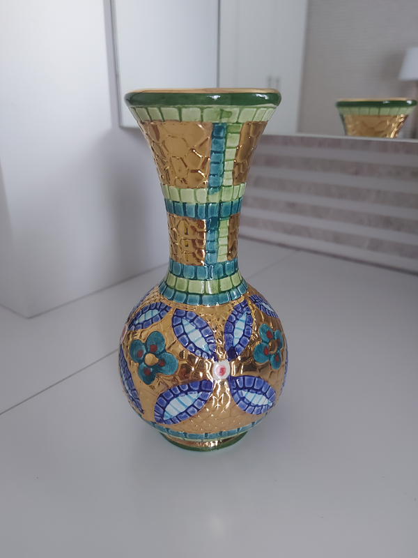 Italian Amalfi Handpainted Vase