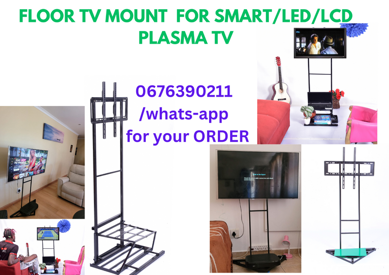 FLOOR TV MOUNT FOR PLASMA with a strong  BASE