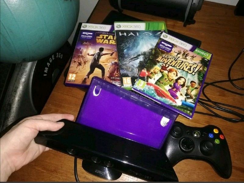 Xbox 360 for sale with Kinect &#43; Games