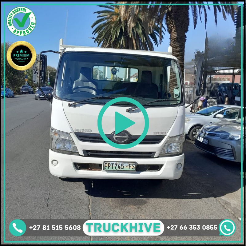 2015 HINO 300 SERIES 814 - 4 TON DROPSIDE TRUCK FOR SALE