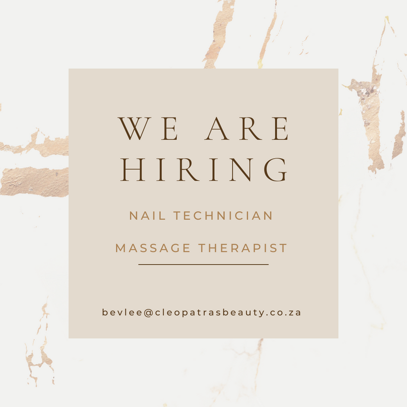 MASSAGE THERAPIST/NAIL TECH POSITION AVAILABLE