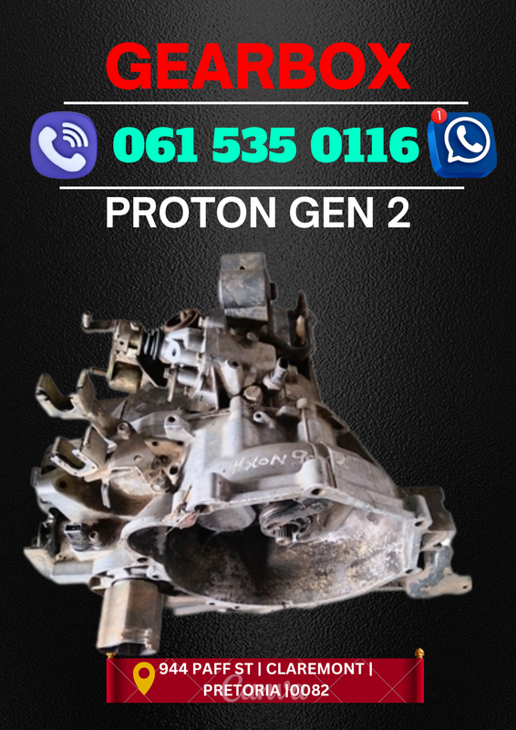 Proton gen 2 gearbox R3000 Contact me 0615350116
