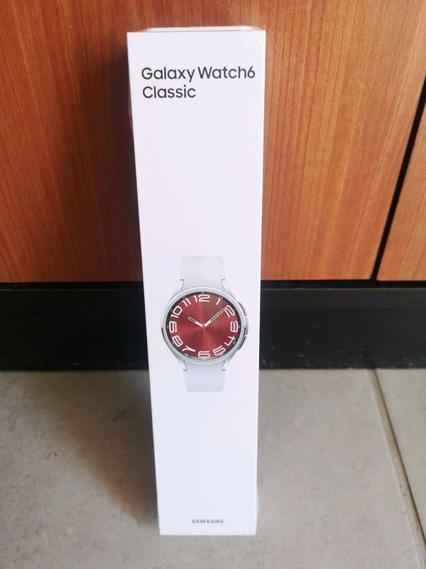 Samsung Galaxy Watch 6 Classic 43mm LTE Silver Brand New Factory Sealed In The Box Never Been Used