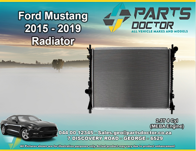 FORD MUSTANG 2.3T 2015 - 2024 RADIATOR (MEBA ENGINE)